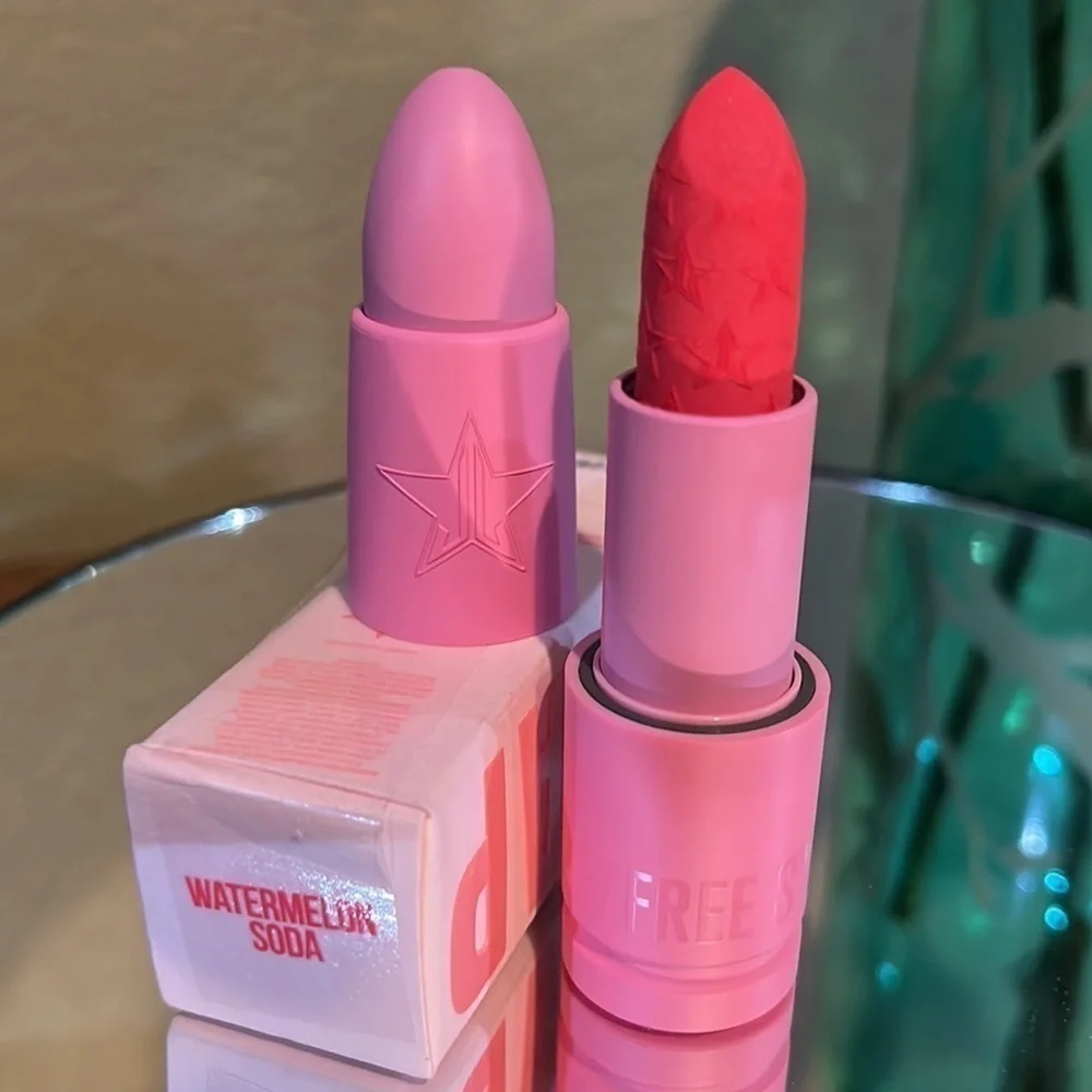 Jeffree Star Velvet Trap lipstick in color Watermelon Soda. New!